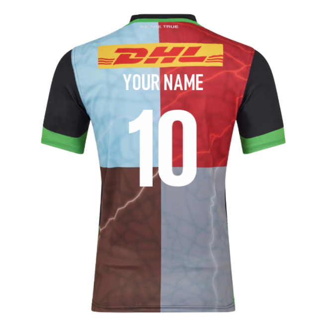 2025-2026 Harlequins Home Rugby Shirt (Your Name)_0
