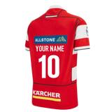 2025-2026 Gloucester Rugby Poly Home Shirt - Kids (Your Name)_0