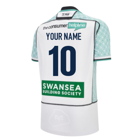2025-2026 Ospreys Away Rugby Shirt (Kids) (Your Name)_0