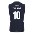 2025-2026 Cardiff Blues Training Poly Sleeveless Shirt (Navy) (Your Name)_0
