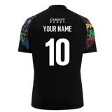 2025-2026 Cardiff Blues Rugby Training Tee (Black) (Your Name)_0