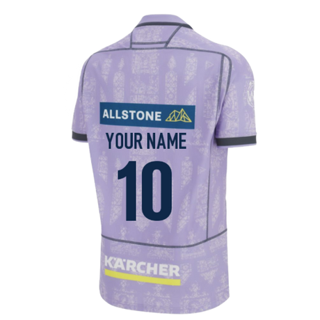 2025-2026 Gloucester Rugby Poly Away Shirt (Your Name)_0
