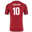 2025-2026 Saracens Performance Short Sleeve Tee (Rythmic Red) (Your Name)_0