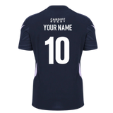 2025-2026 Cardiff Rugby Training Poly T-Shirt (Navy) (Your Name)_0