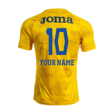 2025-2026 Romania Pre Match Shirt (Yellow) (Your Name)_0