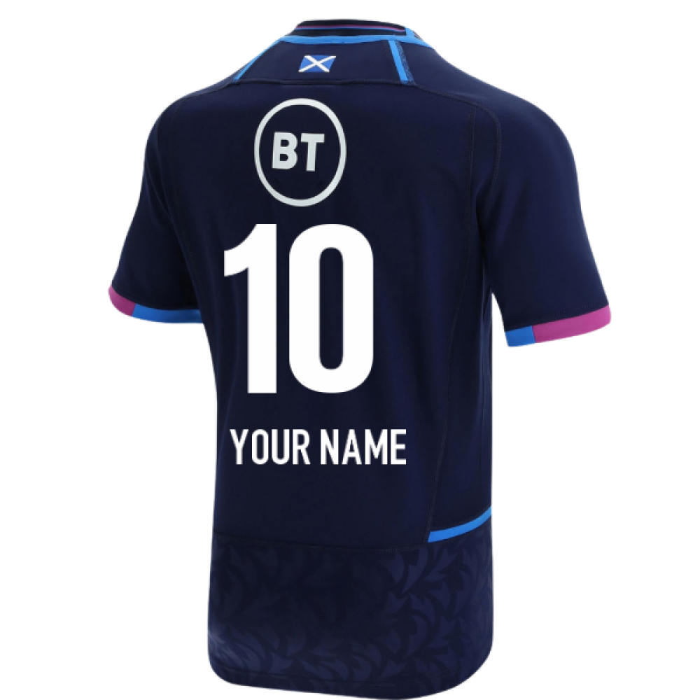 2021-2022 Scotland Home Pro Body Fit Rugby Shirt (Your Name)_0