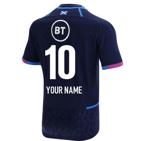 2021-2022 Scotland Home Pro Body Fit Rugby Shirt (Your Name)_0