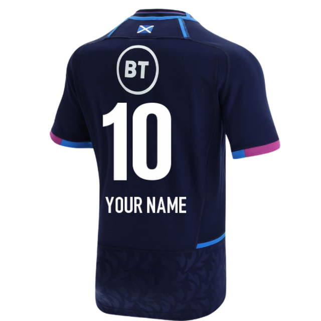 2021-2022 Scotland Home Pro Body Fit Rugby Shirt (Your Name)_0