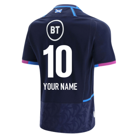 2021-2022 Scotland Home Replica Rugby Shirt (Kids) (Your Name)_0