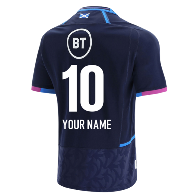 2021-2022 Scotland Home Replica Rugby Shirt (Kids) (Your Name)_0