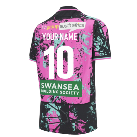 2025-2026 Ospreys Rugby Euro Poly Replica Shirt (Your Name)_0