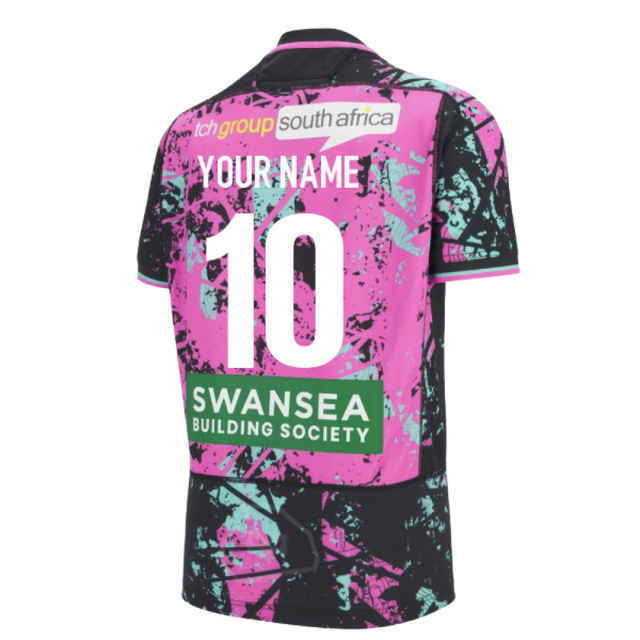 2025-2026 Ospreys Rugby Euro Poly Replica Shirt (Your Name)_0