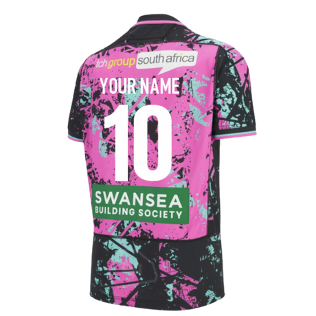 2025-2026 Ospreys Rugby Euro Replica Shirt (Kids) (Your Name)_0