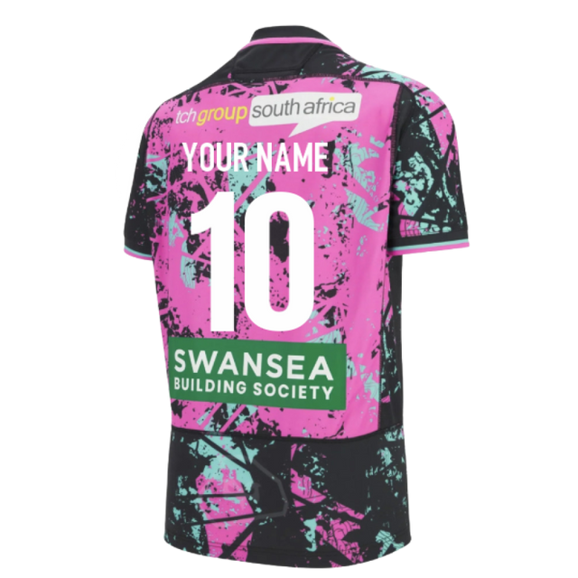 2025-2026 Ospreys Rugby Euro Replica Shirt (Kids) (Your Name)_0