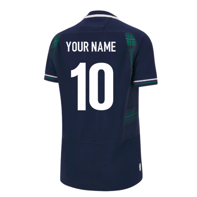 Scotland RWC 2023 Home Rugby Poly Replica Shirt (Ladies) (Your Name)_0