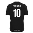 2025-2026 Glasgow Warriors Rugby Training Shirt (Black) (Your Name)_0