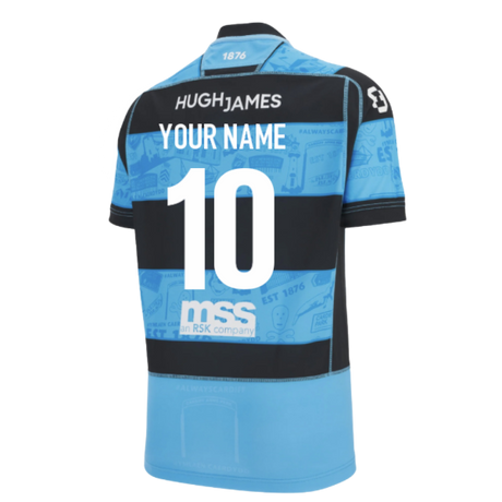 2025-2026 Cardiff Blues Home Poly Rugby Shirt (Kids) (Your Name)_0