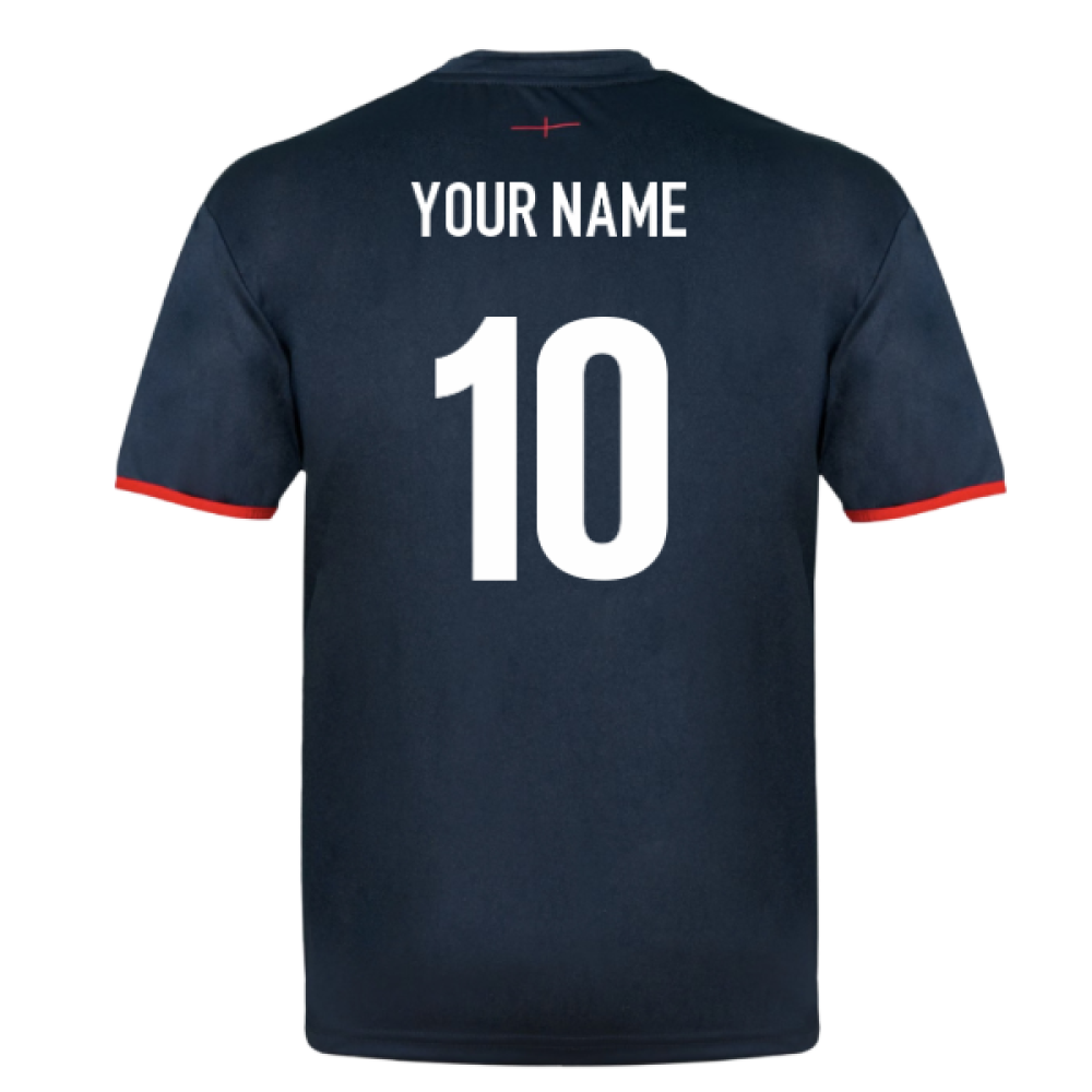 England RFU T-Shirt (Navy) (Your Name)_0