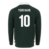 Kooga Vintage South Africa Men\'s LS Rugby Shirt (Green) (Your Name)_0