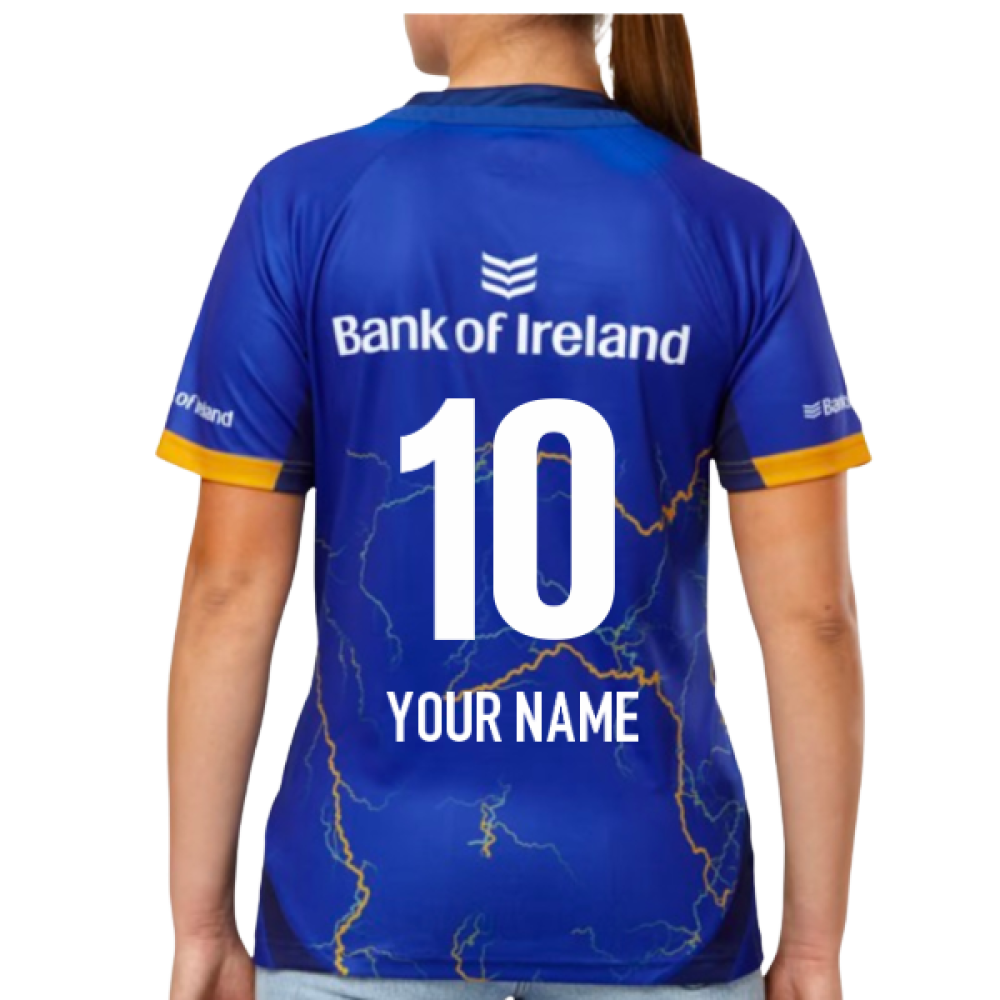 2025-2026 Leinster Home Shirt (Surf The Web) - Womens (Your Name)_0