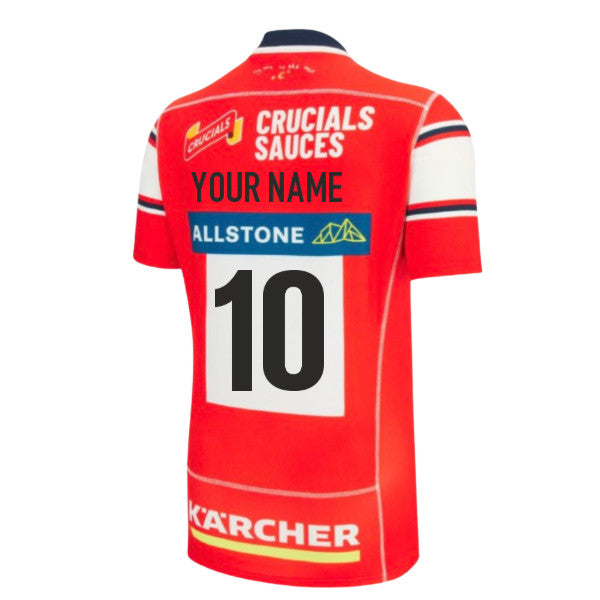 2026 Gloucester Rugby 4Ed Replica Home Shirt (Your Name)_0