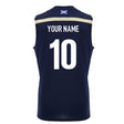 2026-2027 Scotland Rugby Poly Sleeveless Shirt (Navy) - Kids (Your Name)_0