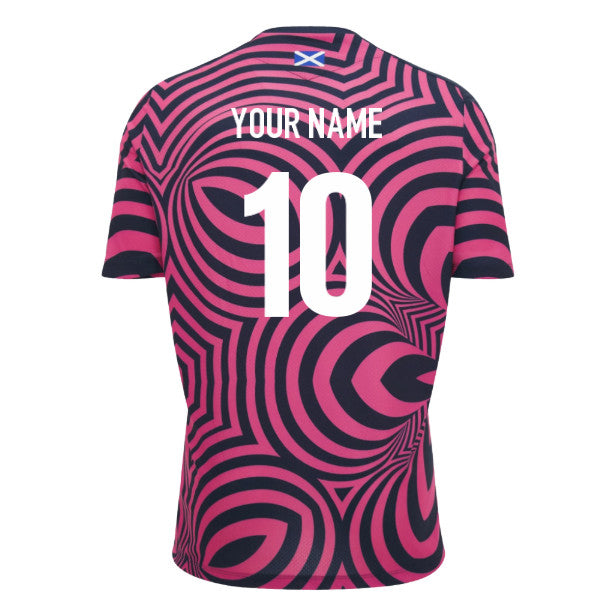 2026-2027 Scotland Rugby Warm Up Shirt (Neon Pink) (Your Name)_0