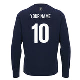 2026-2027 Scotland Rugby Ath LS Cotton Tee (Navy) (Your Name)_0