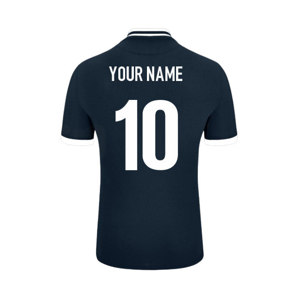 2026-2027 Edinburgh Rugby Warm Up Shirt (Navy) (Your Name)_0