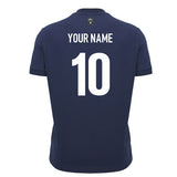 2026-2027 Sale Sharks Travel Cotton T-Shirt (Navy) (Your Name)_0
