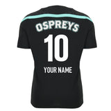 2026-2027 Ospreys Rugby Poly Training Shirt (Black) (Your Name)_0
