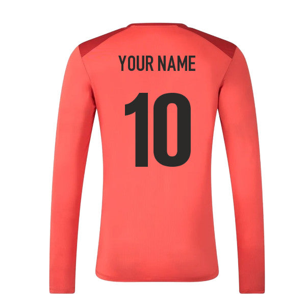 2026-2027 Saracens Rugby Long Sleeve Training Shirt (Rose) (Your Name)_0