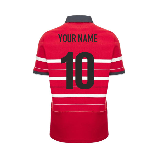 2026-2027 Gloucester Rugby Short Sleeve Cotton Replica Home Shirt (Your Name)_0