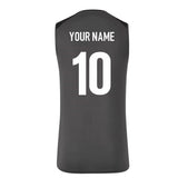 2026-2027 Saracens Rugby Training Vest (Gunmetal) (Your Name)_0