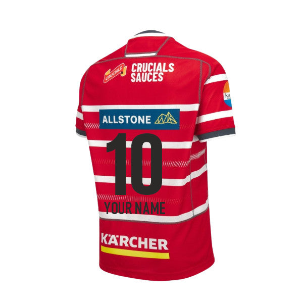 2026-2027 Gloucester Rugby Poly Home Replica Shirt (Your Name)_0