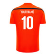 2026-2027 Edinburgh Rugby Poly Training Shirt (Orange) (Your Name)_0