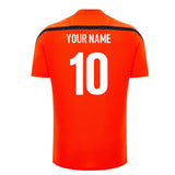 2026-2027 Edinburgh Rugby Poly Training Shirt (Orange) (Your Name)_0