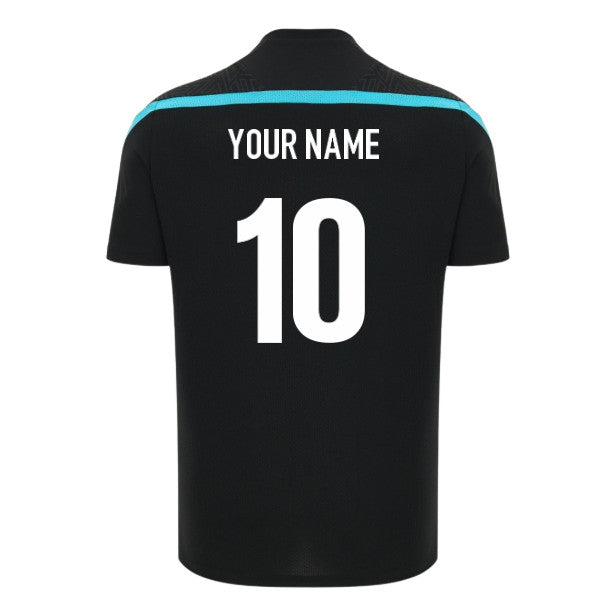 2026-2027 Glasgow Warriors Poly Training Shirt (Black) (Your Name)_0