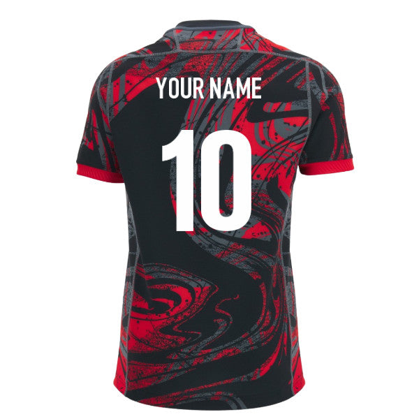 2026-2027 Gloucester Rugby Training Shirt (Black) (Your Name)_0