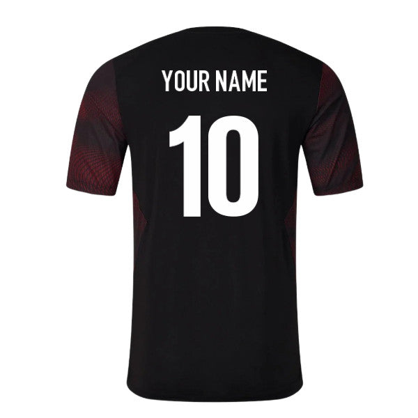 2026-2027 Saracens Rugby Pre-Match Shirt (Black) (Your Name)_0