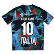 2026-2027 Italy Rugby Training Player Shirt (Navy) - Kids (Your Name)_0