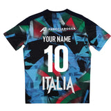 2026-2027 Italy Rugby Training Player Shirt (Navy) - Kids (Your Name)_0
