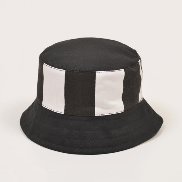 TOFFS Bucket Hat - Black/White Stripe_0