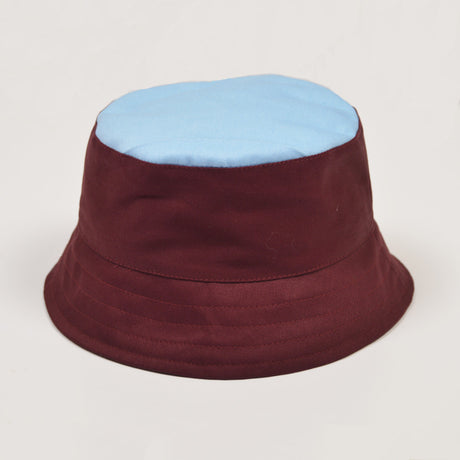 TOFFS Bucket Hat - Maroon/Sky_0