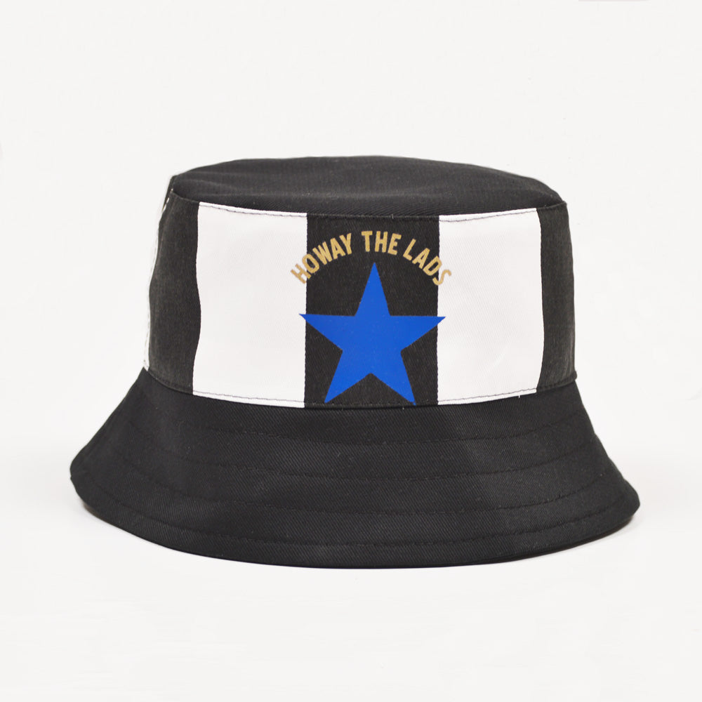 Newcastle Howay the Lads Bucket Hat - Black/White Stripe_0