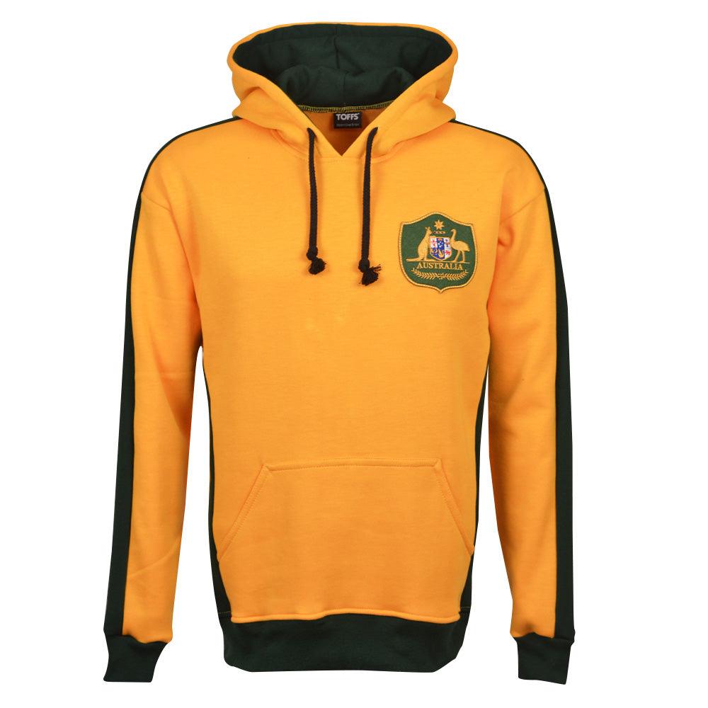 Australia Hoodie 1980s Amber/Bottle Green_0