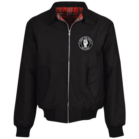 Swansea City Black Harrington Jacket_0