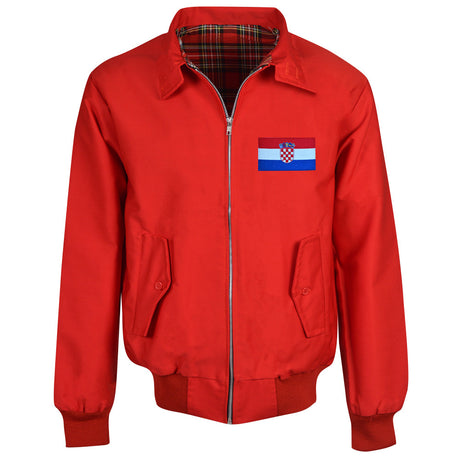 Croatia Red Harrington Jacket_0