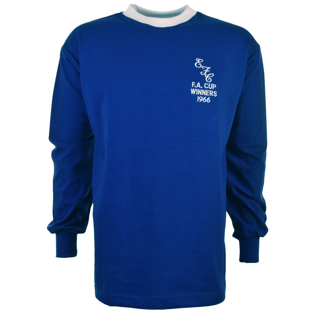 Everton 1966 FA Cup Final Kids Retro Football Shirt_0