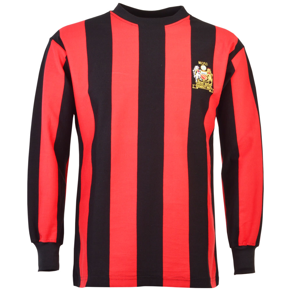Manchester City 1969 FA Cup Final Kids Retro Football Shirt_0